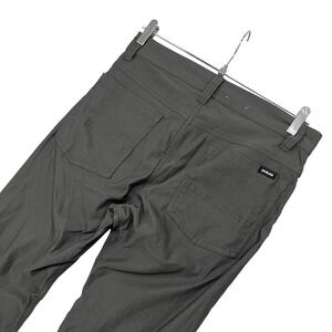 Prana Brion Mens Pants Gray Size 28x34 Recycled Nylon Stretch Travel Casual